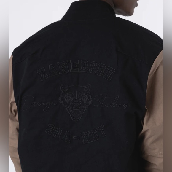 Zanerobe WST Bomber Jacket Black/Timber - Picture 3 of 6